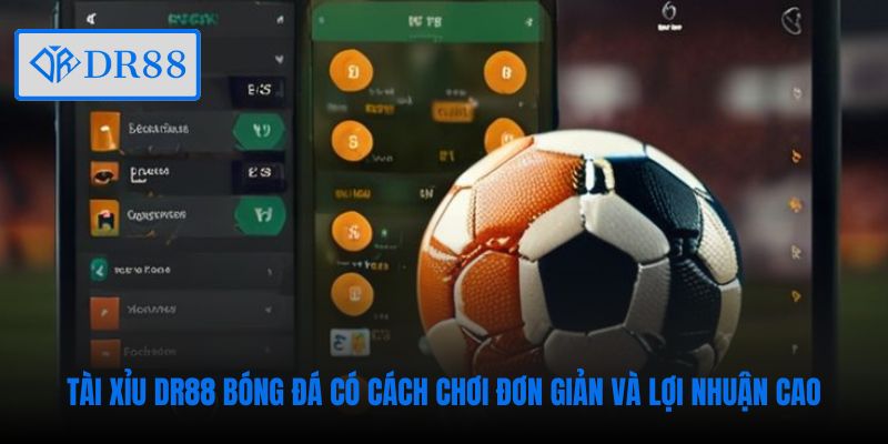 Tài Xỉu DR88 bóng đá có cách chơi đơn giản và lợi nhuận cao