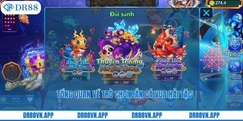 Tổng quan về trò chơi bắn cá Vua Hải Tặc